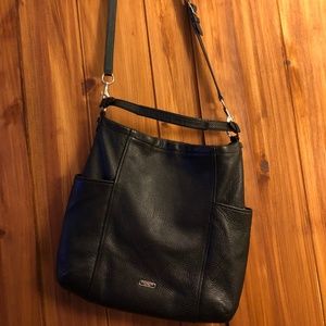 Large Black Crossover Bag-Coach